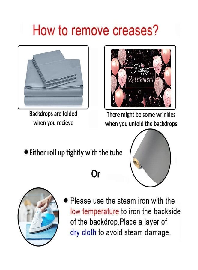 Theme My Party Retirement Party Supplies, Retirement Party Decorations with Happy Retirement Backdrop (7FT X 5FT) - Image 2